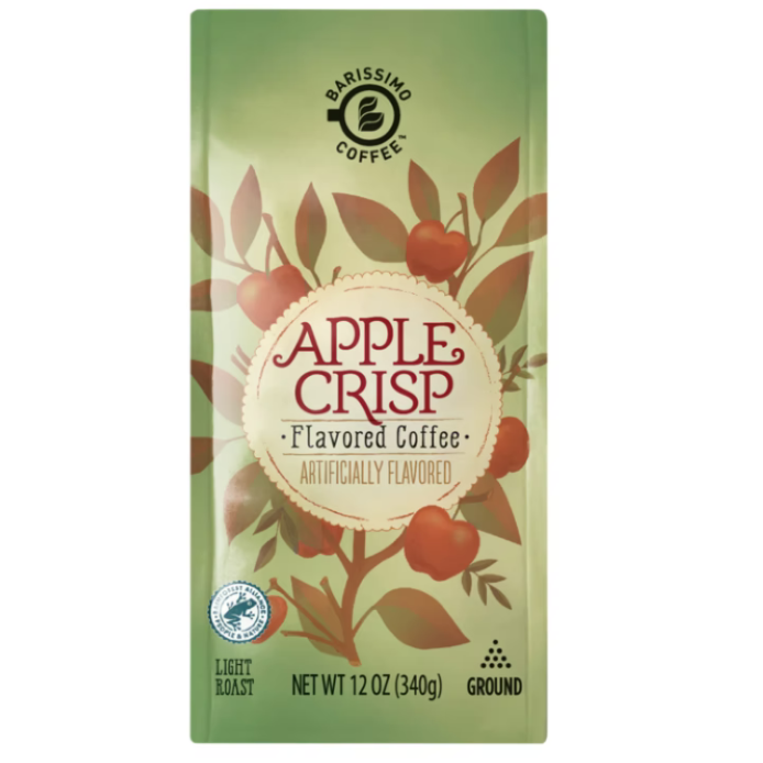 Barissimo Apple Crisp Flavored Ground Coffee 12oz (Light Roast)
