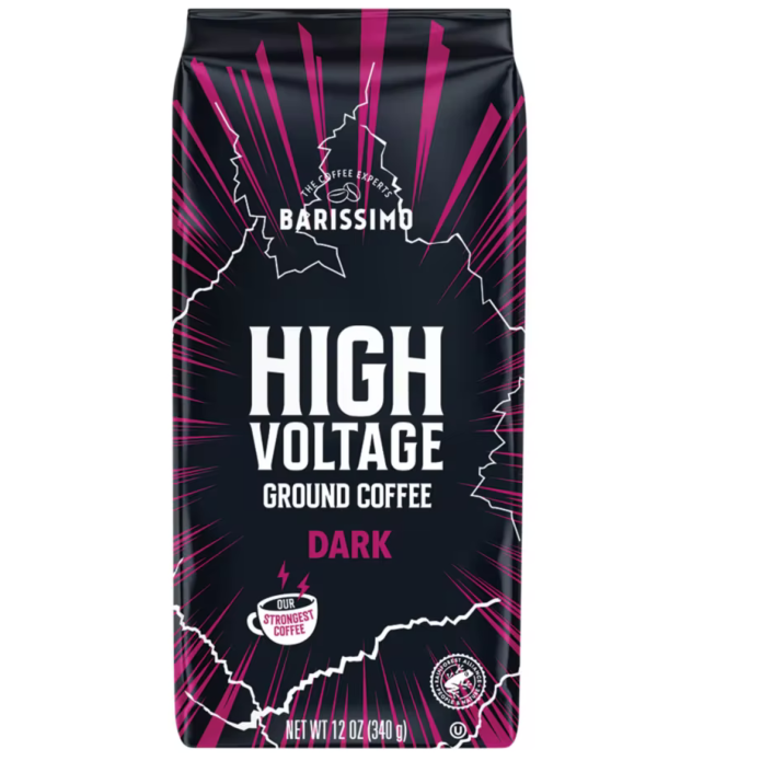 Barissimo Premium High Voltage Seasonal Ground Coffee 12oz Bags (Dark Roast) Barissimo Premium High Voltage Seasonal Ground Coffee 12oz Bags (Dark Roast)