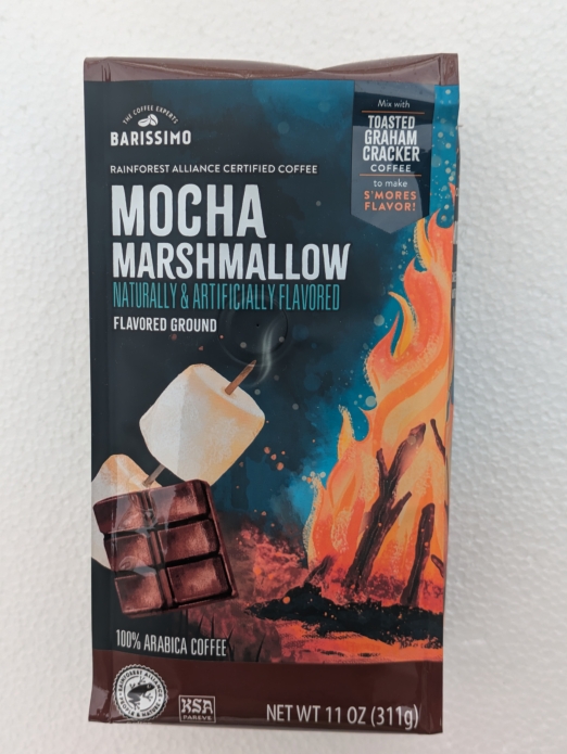 Barissimo Mocha Marshmallow flavored Ground Coffee 11oz (Light Roast) Barissimo Mocha Marshmallow flavored Ground Coffee 11oz (Light Roast)