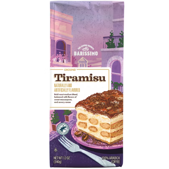 Barissimo Tiramisu Flavored Ground Coffee  12oz (Medium Roast) Barissimo Tiramisu Flavored Ground Coffee  12oz (Medium Roast)