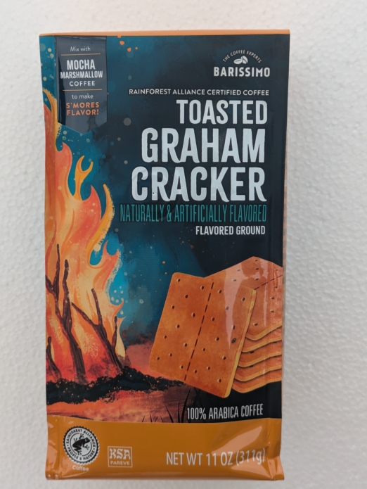 Barissimo Toasted Graham Cracker flavored Ground Coffee 11oz (Light Roast) Barissimo Toasted Graham Cracker flavored Ground Coffee 11oz (Light Roast)
