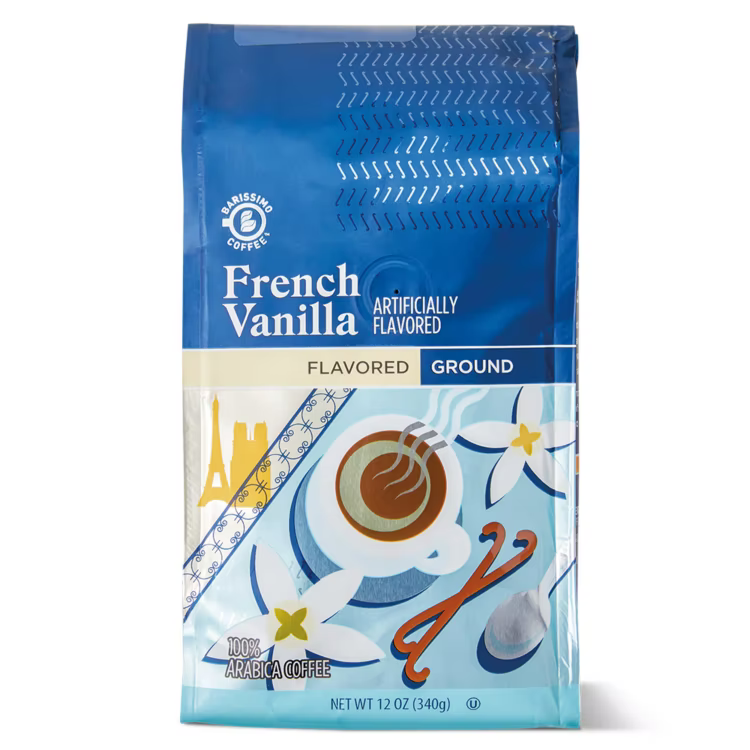 Barissimo Premium French Vanilla Flavored Ground Coffee 12oz (Light Roast) Barissimo Premium French Vanilla Flavored Ground Coffee 12oz (Light Roast)
