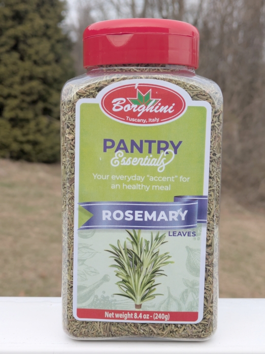 Borghini Pantry Essentials Herbals Spices & Seasonings 8.4oz (Rosemary Leaves) Borghini Pantry Essentials Herbals Spices & Seasonings 8.4oz (Rosemary Leaves)