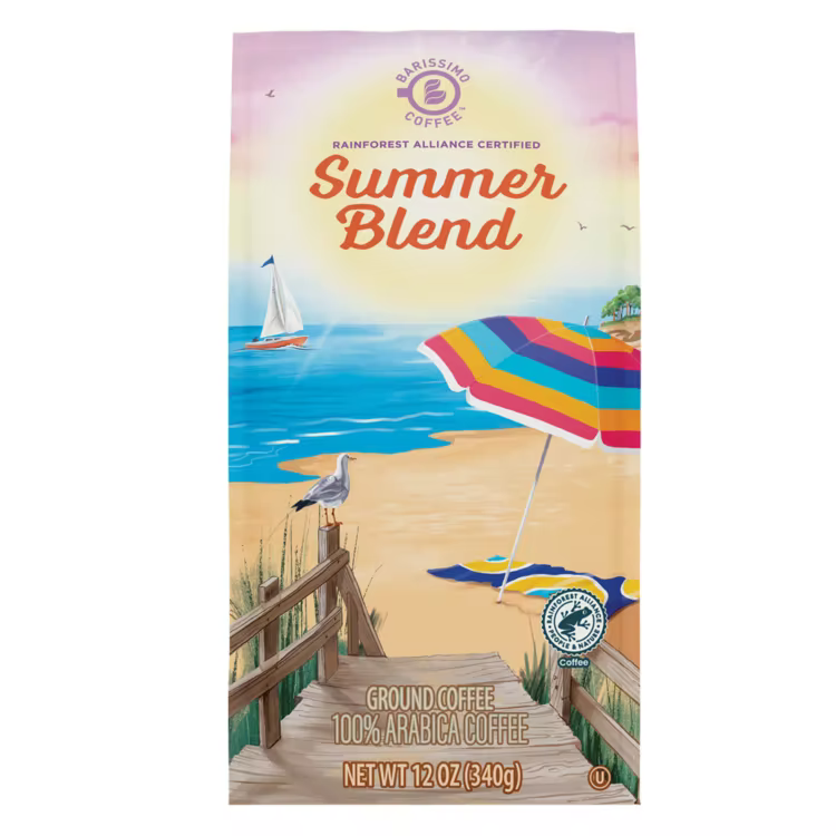 Barissimo Summer Blend Ground Coffee Bag 12oz (Medium Roast) Barissimo Summer Blend Ground Coffee Bag 12oz (Medium Roast)