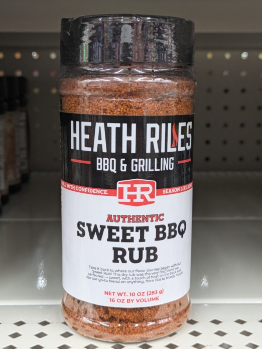 Heath Riles Authentic Sweet BBQ Rub 10oz