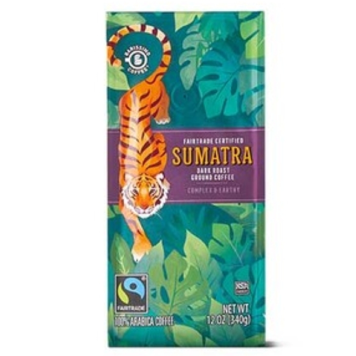Barissimo Sumatra Single Origin Ground Coffee 12oz (Dark Roast)